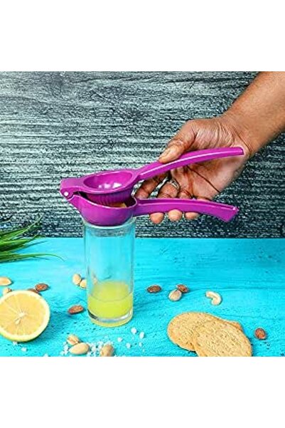 Generic Royalford Plastic Lemon Squeezer - Manual Juicer Citrus Lemon Squeezer, Fruit Juicer Lime Press, Han