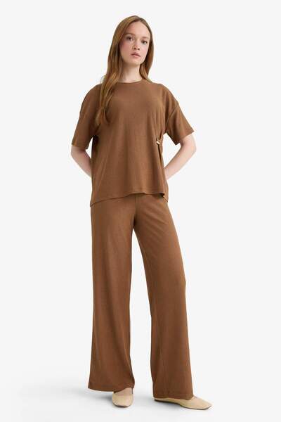 DeFacto Straight Fit Wrinkle Pants E9890Ax25Au