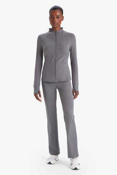 DeFacto Defactofit Slim Fit Slim Fit Cardigan with a High Neck E9676Ax25Au