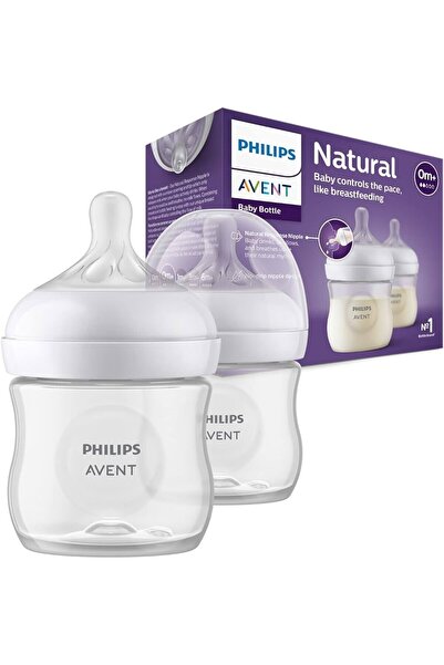 Philips Avent 125ml Baby Bottles with Natural Response Technology - Newborn - CY900/02