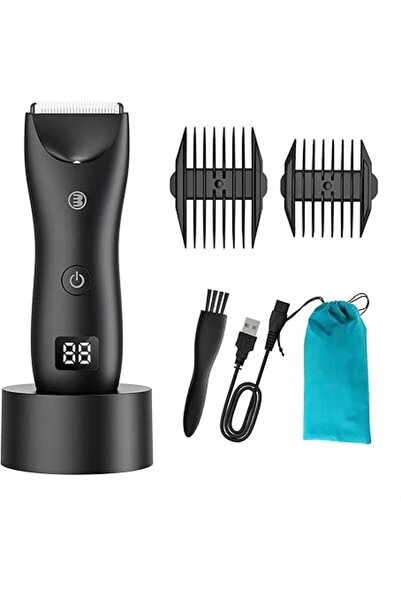 Generic ماكينة قص الشعر الكهربائية إكسيفور للرجال، ماكينة تشذيب شعر العانة مق...