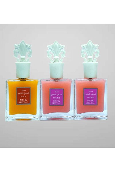 BELLEZA Perfume set for girls - distinctive pomegranate musk and two distinctive sugar musk pieces