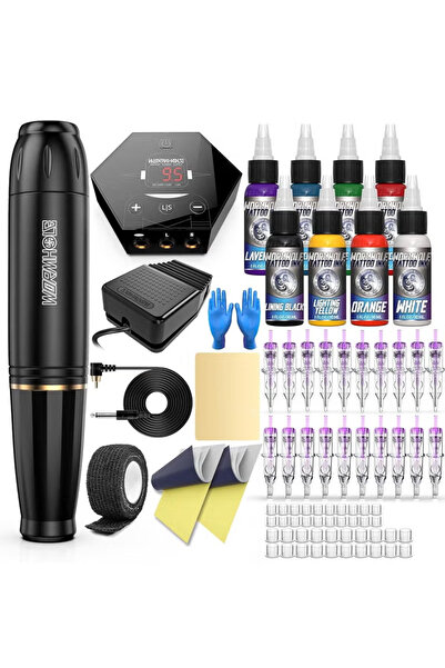 Choice مجموعة مسدس الوشم، مجموعة آلة الوشم، مجموعة الوشم، مجموعة قلم الوشم للمبتدئين، الوشم الدوار