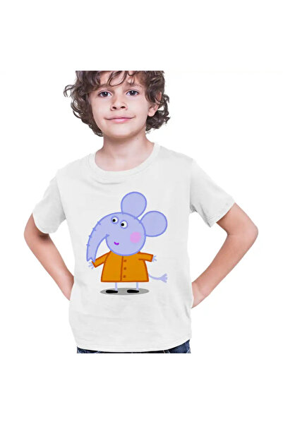 OEM Tricou Copii Baieti Elefantul Edmond Purcelusa Peppa Pig