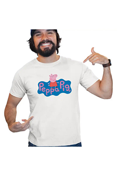 OEM Ανδρικό T-shirt με θέμα την Πέππα το Γουρουνάκι