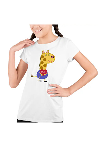 OEM Tricou Copii Fete Girafa Gerald Purcelusa Peppa Pig