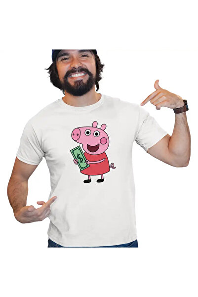 OEM Ανδρικό T-Shirt Peppa Pig Money Dollars