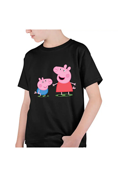 OEM Παιδικό T-shirt Peppa Pig and George Pepa για αγόρια