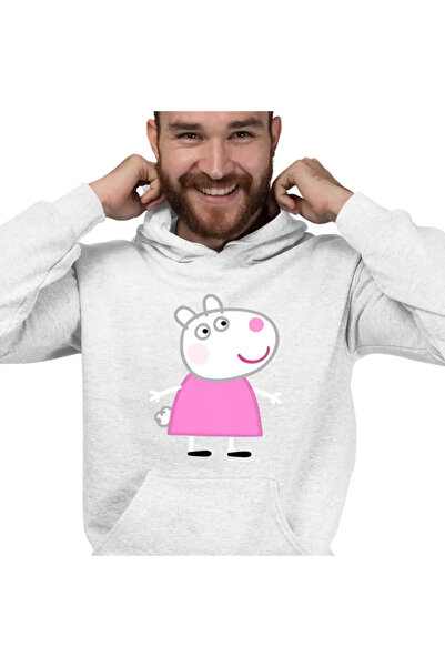 OEM Ανδρικό Φούτερ με Κουκούλα Peppa Pig Suzy Sheep
