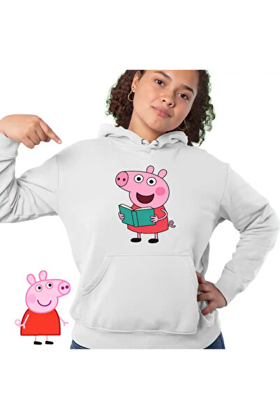 OEM Women's Hoodie Peppa Pig Reading Book