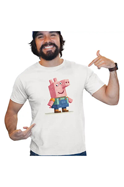 OEM Tricou Barbati Purcelusa Peppa Pig Minecraft Roblox