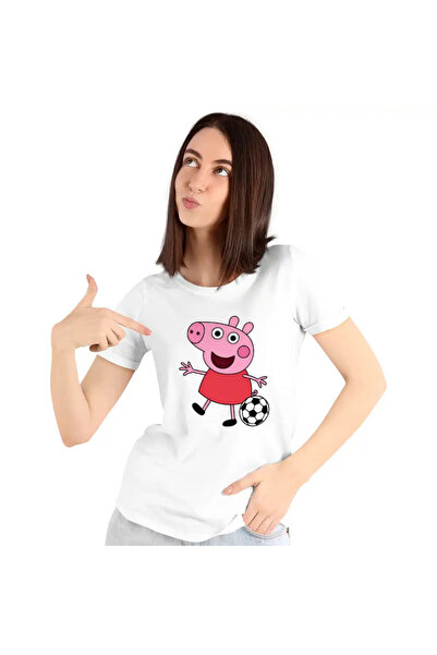 OEM Γυναικείο ποδοσφαιρικό μπλουζάκι Peppa Pig