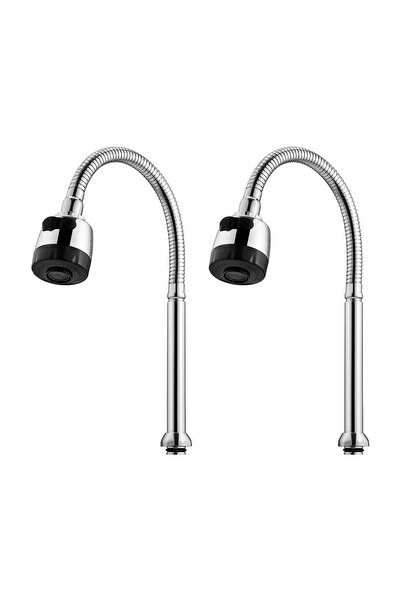 Lawazim Kitchen Faucet Set of 2 with Flexible 50cm Sprayer - Dual Spray Modes, Water Saving