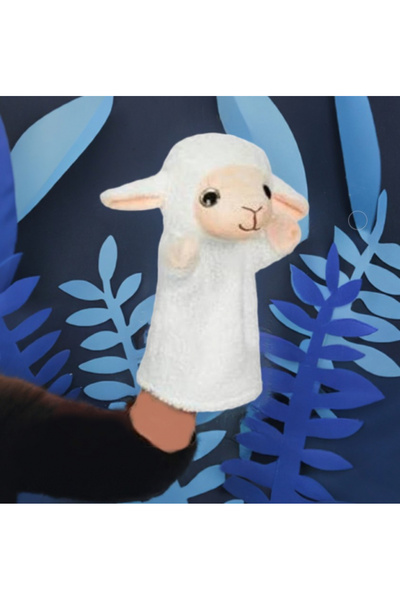 SyaMAG Plush Puppet, Sheep Model, White, 28 cm