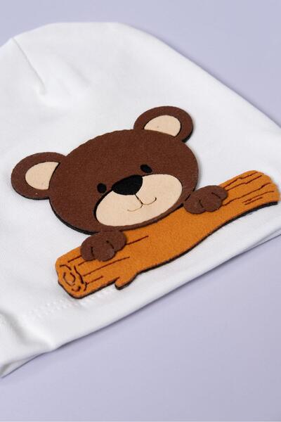 agugu Teddy Bear Patterned Children's Beret