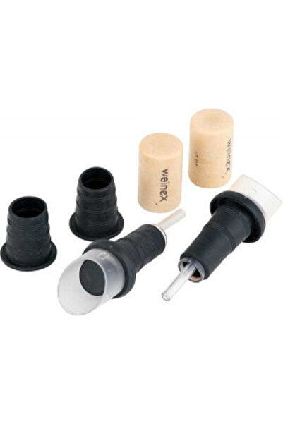 Aps Set of 2 wine spouts, wide mouth - includes 2 adapters