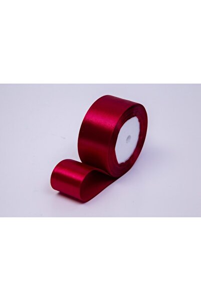 OEM Rolă de panglică de satin, lățime 4 cm, lungime 22,8 m, culoare vișinie