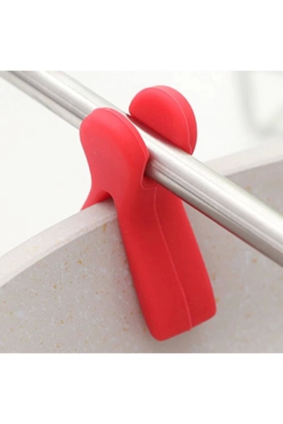 BYKOPUZ Leyloş Silicone Pan Spoon Holder 3-Pack