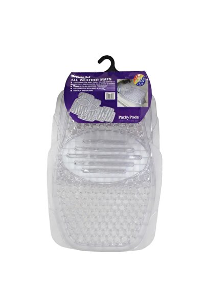 ACE سجادة سيارة باكي بودا لجميع الأحوال الجوية (ألوان متنوعة، 76 × 50 × 4 سم)