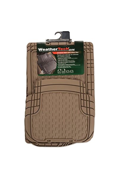 ACE WeatherTech Universal Car Mats (Pack of 4, Tan)