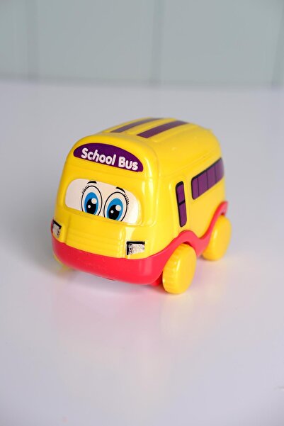 agugu حافلة صغيرة صفراء اللون تعمل بالاحتكاك