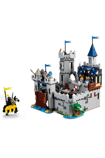 TOYFEST ليغو كرياتور 3 في 1 قلعة فارس الخيل من العصور الوسطى 31168