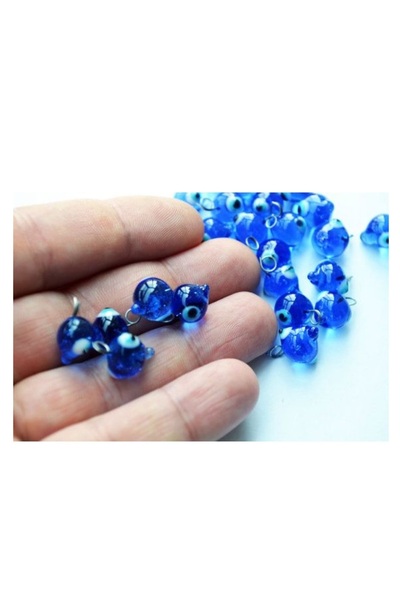 ella'nın çarşısı 2 bucăți de mărgele rotunde din sticlă cu ochi dubli, cu pan...