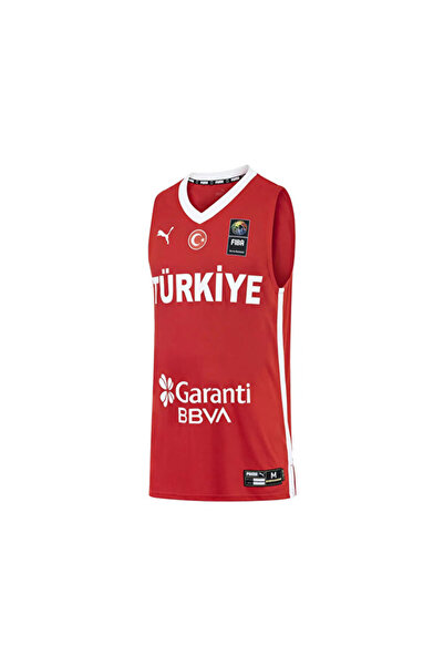 Puma Turkey V Neck Game Jersey Men's Basketball Jersey 60660602 Red