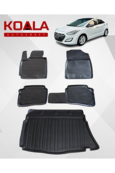 KoalaOtoTekstil Hyundai İ30 (2012-2017) Ile Uyumlu-Araca Özel Paspas ve Bagaj...