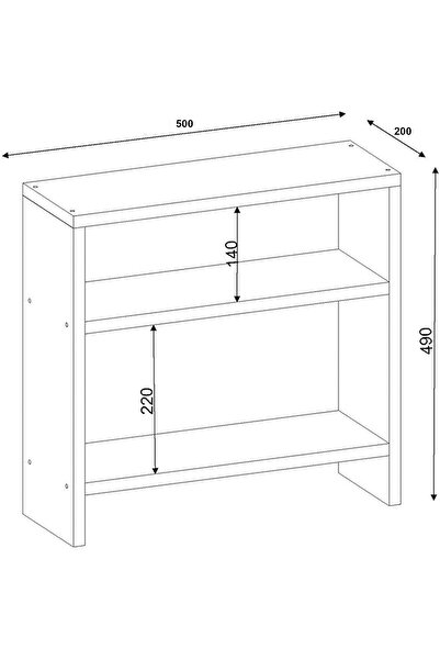 Modern home Side Table, End Table & Sofa Table – Black Finish Engineered Wood Design