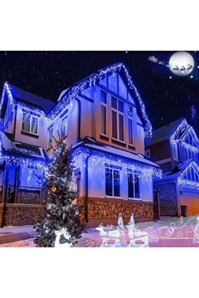 BZRSH Christmas Icicle Lights, BZRSH, 20 m, 450 LEDs, Transparent PVC Wire, IP44 Waterproof, Curtains, Fri