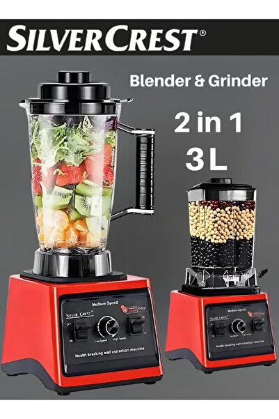 Silver Crest Professional Heavy Duty Blender With Grinder 10000w 3l