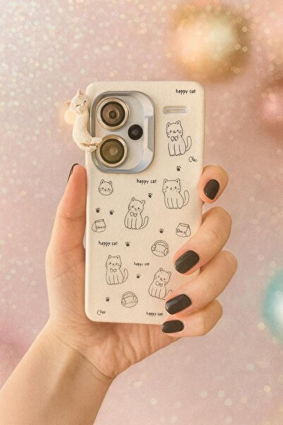 MustCase Xiaomi Redmi Note 13 Pro Plus 5g Case 3D Toy Cat Design Flexible Silicone Case
