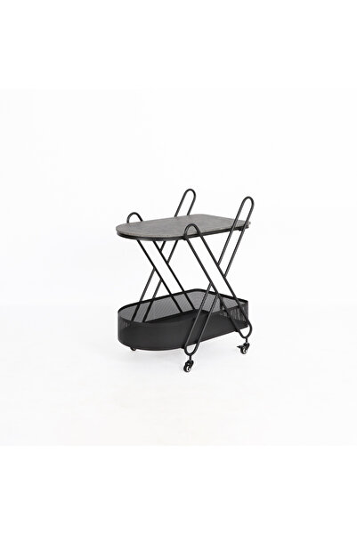 DEC13 A serving cart with a practical and distinctive design