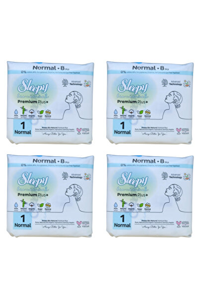 Sleepy Natural Ped Normal 8-Pack X 4 Pieces