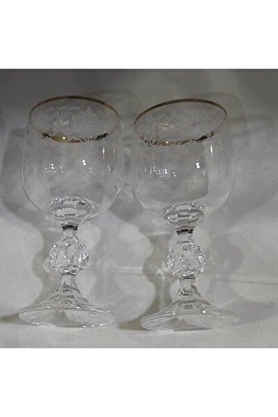 esdekor Crystalex Claudia Bohemia Crystal Coffee Side Water Glass Set 150 ml 2-Piece