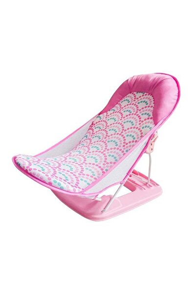 Shower Me حوض استحمام مون بيبي بثلاث وضعيات إمالة - وردي