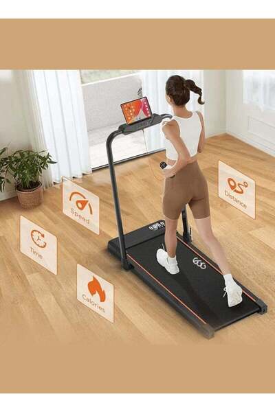 EGG جهاز جري عالمي قابل للطي ٢ في ١ - سعة ١٠٠ كجم، ١.٧٥ حصان، جهاز تحكم عن بع...