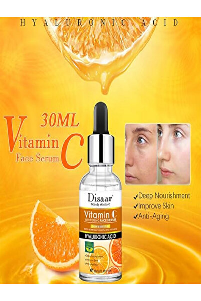 DISAAR Beauty C Vitamini Serum Cildi Nemlendirir Ve Kırışık Önleyici