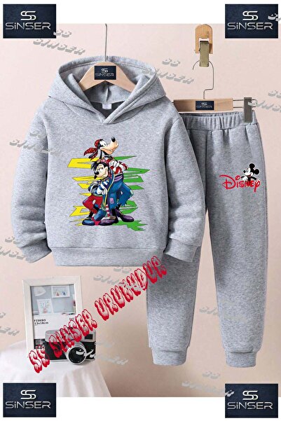 SS SİNSER Детски унисекс комплект с качулка и качулка „GOOFY DOG 2-PIECE PATC...