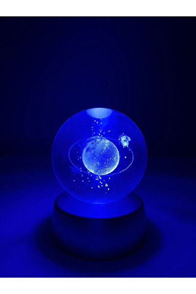 GONCA HEDİYELİK Işıklı 3D Renkli LED Işıklı Küre Dekoratif Hediyelik
