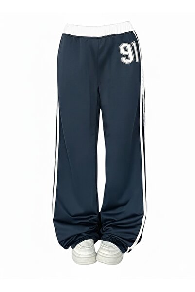 Touz Moda 91 Number Oversize Пояс з деталями Баггі Спортивні штани