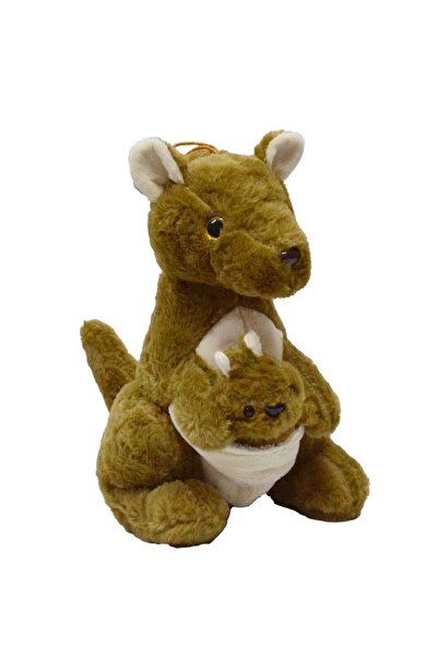 Şeker Adası Plush Mother and Baby Kangaroo 35 cm