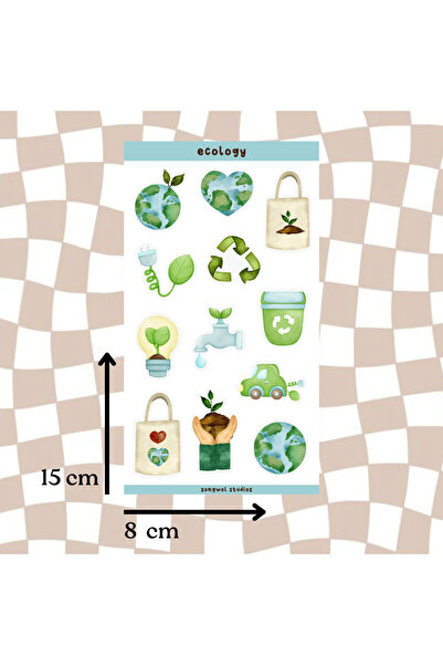 Songwol Studios Naljepnica na temu ekologije i životne sredine, dekal, bullet...