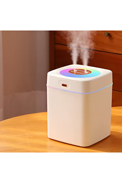 TEKNOHANE KENSA 3.3 Litre Ultrasonik Hava Nemlendirici ve Buhar Makinesi- Büyük Boy Aroma Difüzörü Beyaz