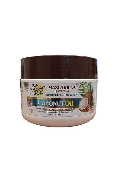 Silicon Mix Moisturizing Mask with Coconut Oil for Dry and Damaged Hair, 295 g,