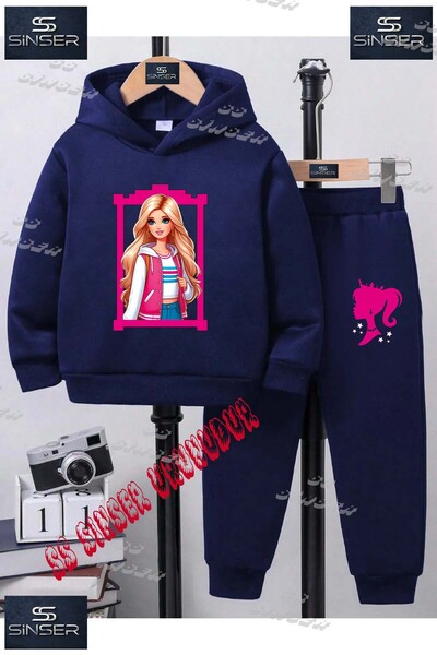 SS SİNSER Set de trening cu hanorac imprimat pentru copii, unisex, cu textul ...