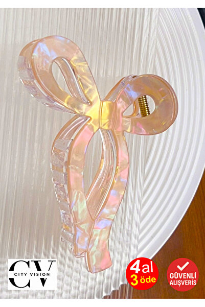 cityvision Bow Model Orange Color 11 cm Acetate Latch Buckle