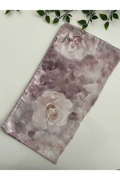 İpekhan Gülnihal Pattern Thin Cotton Scarf