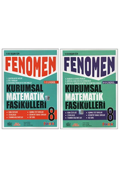 Fenomen Yayıncılık Fenomen 8.Sınıf Kurumsal Matematik Fasikülleri
